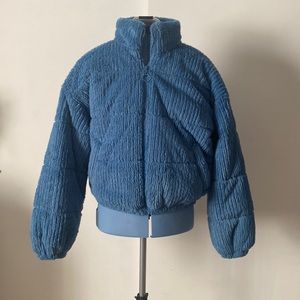 Wild fable blue puff jacket Sz small